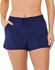 [Christina Swimwear] Women's Standard Essentials Bottom Tactel Swimshort