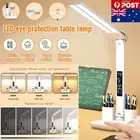 LED Table Desk Lamp Bedside Reading Night Light Touch Dimmable USB Rechargeable