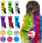 6PCS Temporary Hair Dye for Dark & Light Hair, Hair Chalk for Girls, Kids Hai...
