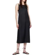 Square-necked dress XS,L Black