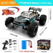 1:16 RC Car 70KM/H or 50KM/H 4WD with LED Remote Control Drift Function for Kids