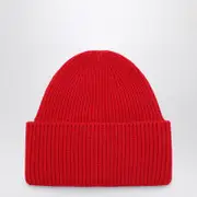 [Destin] Red wool and cashmere beanie One size Red