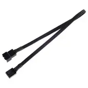 SilverStone PWM Fan Extension Cable 300mm Black
