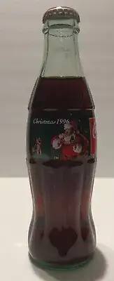 1996 Santa with Dog Christmas Coca-Cola Bottle
