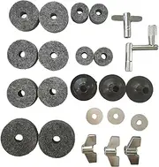 Cymbal Replacement Accessories for Drum Set Drum Hardware Cymbal Stand Felts 23pcs