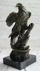 Statue Sculpture Eagle Bird Wildlife Art Deco Style Art Nouveau style Bronze NR