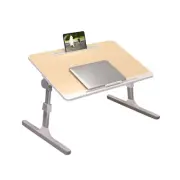 60X40cm Wood Small Laptop Bed Portable Foldable Study Table Adjustable