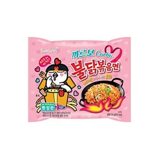 韓國三養 奶油白醬辣雞 鐵板炒泡麵 130g【5包組】