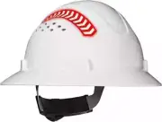 Coast Full Brim White Hard Hat SH300 Ratchet Adjust Reflective Safety Linesman