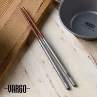 在飛比找momo購物網優惠-【Vargo】Titanium Chopsticks 純鈦可