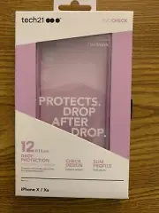 Tech21 EvoCheck iPhone X/xs Case Orchid Pink NEW