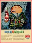 1960 Dr. Pepper Soft Drink NEW Metal Sign: Nothing is Impossible for Peppers
