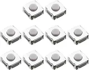 10Pcs Remote Key Fob Buttons Replacement Compatible with Renault Clio Kangoo Megane Modus Twingo Traffic Master Remote Key Fob Micro Switch Button