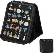 [Fxvhojq] Pin Display Board,Pin Display Holder,Enamel Pin Display Pages,Portable Pin Display Binder Stand,Large Capacity Brooch Pin Organizer,Folding Pins Collection Storage Organizer for Pins Brooch