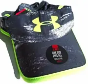 NEW Under Armour Men Reflective Shadow 3.0 Run Cap/Hat-Black/Neon Green 1272923