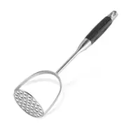 Potato Masher Stainless Steel,Wooden handle Potatoes Smasher, Manual Mashed P...