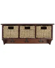 Safavieh Finley Hanging 3 Basket Wall Rack