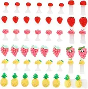 Ipetboom Silicone Toe Separator Kit 24 Pieces Toe Spacer for Bunions Pedicure Nail Art Comfortable Reusable