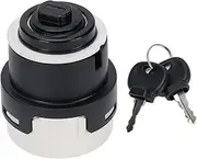 Pyhodi Waterproof Shockproof Dustproof Ignition Switch, 0009730212 351 350 Forklift Key Switch with 2 Keys Universal 4-Position Acc/Off/IGN/Start