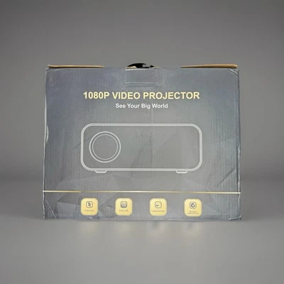 Honpow F3 Projector LCD Native 1080p 11000 Lumens Bluetooth/Wifi New
