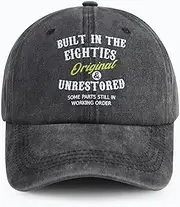 [Tbstlumd] Built in The Nineties Eighties Seventies Sixties Fifties Forties Thirties Original Baseball Hat for Men Women