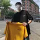 Oversize S-5XL 潮牌INS短袖T恤男 潮t 大尺碼TEE 潮流寬鬆 簡約印花半袖 透氣休閒學生五分袖上衣