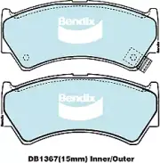 Bendix General CT Front Brake Pad Set for Suzuki Swift EZ, MZ, ZC31S 1.6L M16A P (for: Suzuki)