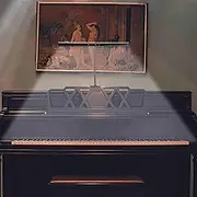 CIVHOM Piano Lamp with 3 Color Modes, Adjustable Height & Direction - Desk Light with Auto-Off Timer - Wide Illumination Music Stand Light