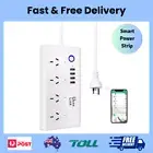 Wifi Smart Power Strip, Power Board with 4 Outlets and 4 USB Charging Ports,