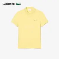 在飛比找momo購物網優惠-【LACOSTE】男裝-經典修身短袖Polo衫(黃色)