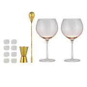 12pc Tempa Leila Spritz Premium Crystal Glass Drinkware Cocktail Set Home/Bar