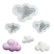 3D Cloud Shape Chocolate Silicone Mould Ice Cube Mold Pudding Baking Cake Tool