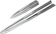 Side Door Body Trim Compatible for Grand Cherokee 2014 2015 2016 2017 2018 Chrome Car Door Panel Streamer Molding Garnish Strips