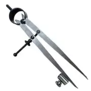6" Adjustable Pencil Circle Divider Compass Marker Tool Dividing Scriber Marking