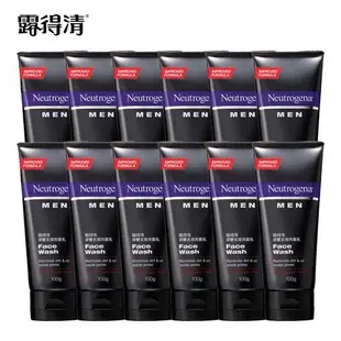 Neutrogena 露得清 男性深層去油洗面乳100gx12(箱購)