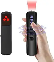Hidden Camera Detectors,Spy Camera Finder,GPS Tracker Detector,RF Detector,25H Working Time,Travel-Friendly Size,Hotels,Travel,Home,Office(Black)