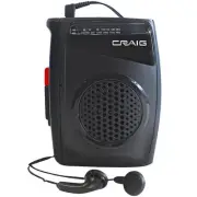 Stereo Cassette Player/Recorder with Earphones: Portable AM/FM Radio & One-To...