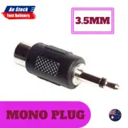 3.5MM MONO PLUG TO RCA SOCKET ADAPTOR