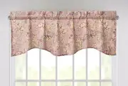 DaDa Bedding Semi Sheer Lilac Purple Floral Garden Window Curtain Valance 18x52