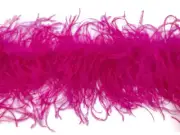 2 Yards - Hot Pink 3 Ply Ostrich Feather Fluffy Boa Wedding Dress Costume Boa