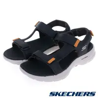 在飛比找PChome24h購物優惠-SKECHERS 男鞋 健走系列 涼拖鞋 GO WALK 6