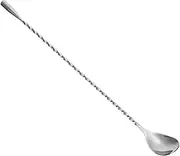 HEALEEP Stainless Steel Bar Spoon Long Handle Stirring Spoon for Coffee Cocktails Desserts Easy Clean