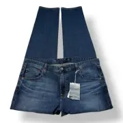 AG Adriano Goldschmied Dylan Slim Skinny Jeans Blue Men's 38x34 NWT Cotton Blend