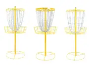 Hive Disc Golf Portable Practice Basket - Choose Light, Cross, Or Double Chains