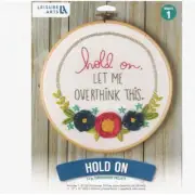 "StitchMaster 8" Hold On Embroidery Kit - Perfect for Beginners and Adults - Cro