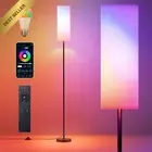 173cm RGB Smart LED Corner Floor Lamp Remote Dimmable