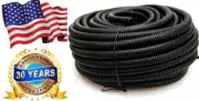 American Terminal ASLT1-25 25' 1" 25mm Split Wire Loom Conduit Polyethylene Corr