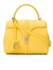 Celine Small 16 Bag in Citron Grained Calfskin