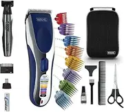 Wahl Hair Clipper Color Pro Cord/Cordless 18 Piece Kit + Wahl Trimmer