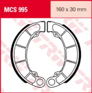 TRW Lucas Brake shoes MCS995